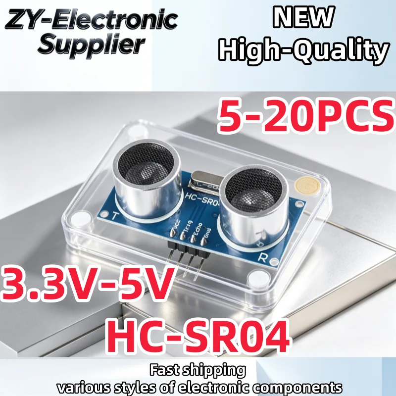 5-10-20Uds Brand New HC-SR04 HCSR04 Ultrasonic Ranging Module Distance Sensor 3.3V-5V Best Quality In Stock