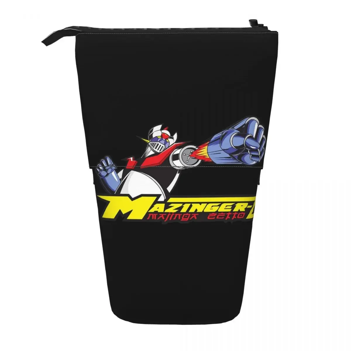 Mazinger Z Goldorak Actarus Grendizer Mask Reversible Pencil Case for Kids School Pen Box Pencil Bag Stationery Supplies