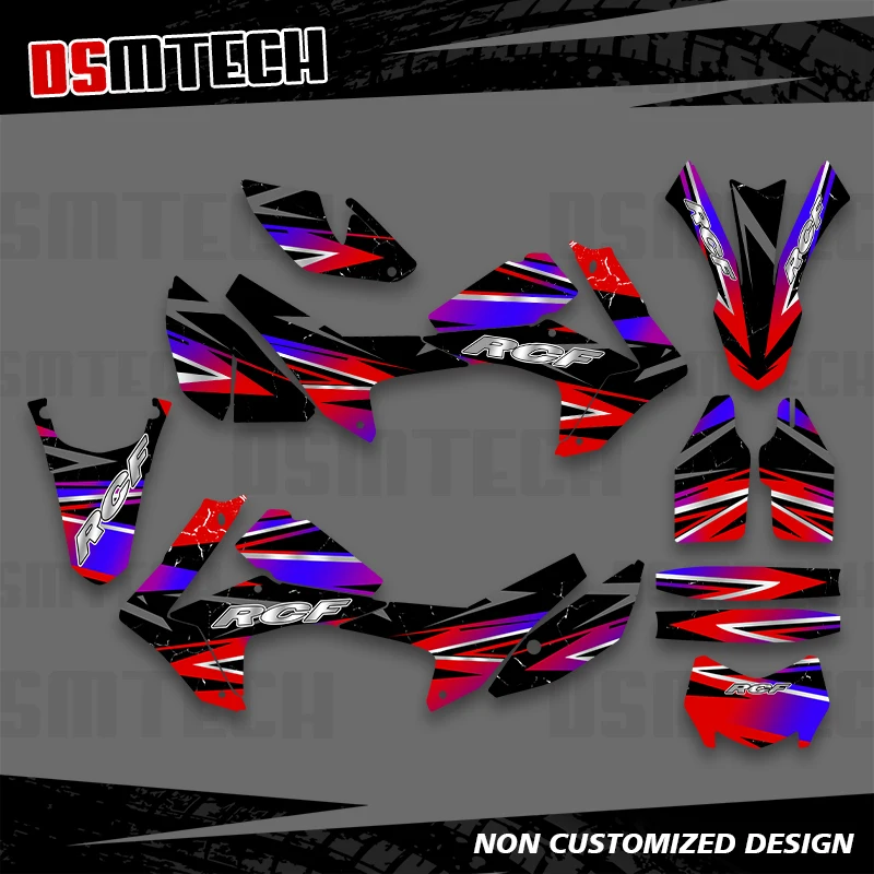 

DSMTECH Graphics Decals Stickers Motorcycle Background For HONDA CRF250L CRF 250L 2012 2013 2014 2015 2016 2017 2018 2019 2020