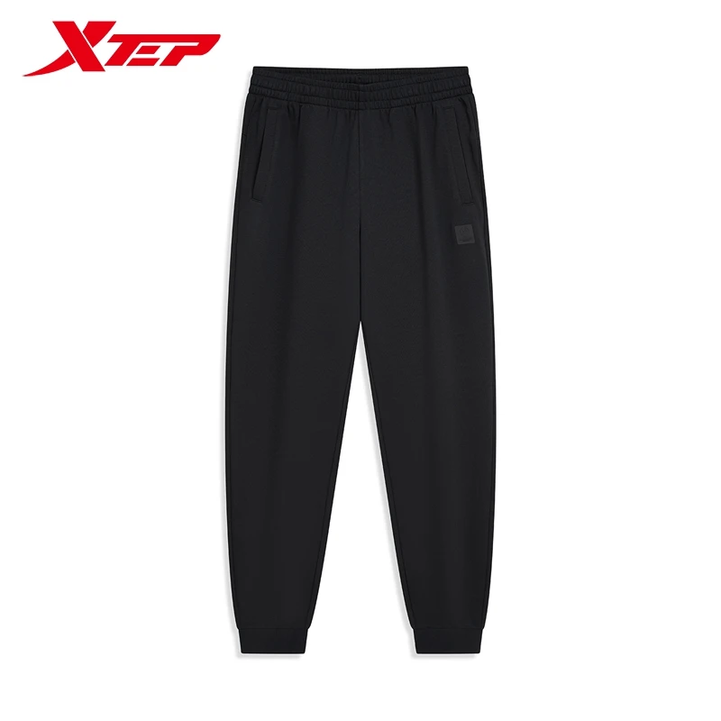 Xtep Comprehensive Trainning Trousers For Men 2024 Autumn  Sweatpant Loose Comfortable Breathable Resistant Bottoms 876329630009