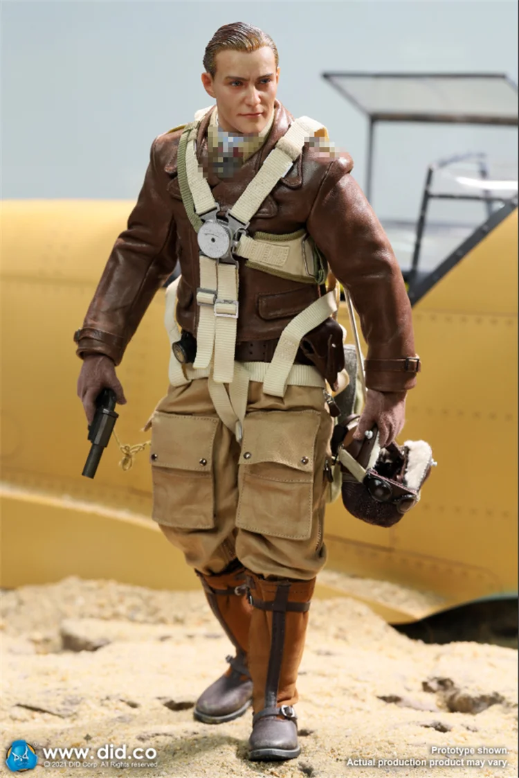 DID D80154 Fliegen Ace “Stern Von Afrika” Hans-Joachim Marseille 1/6 Action Figur