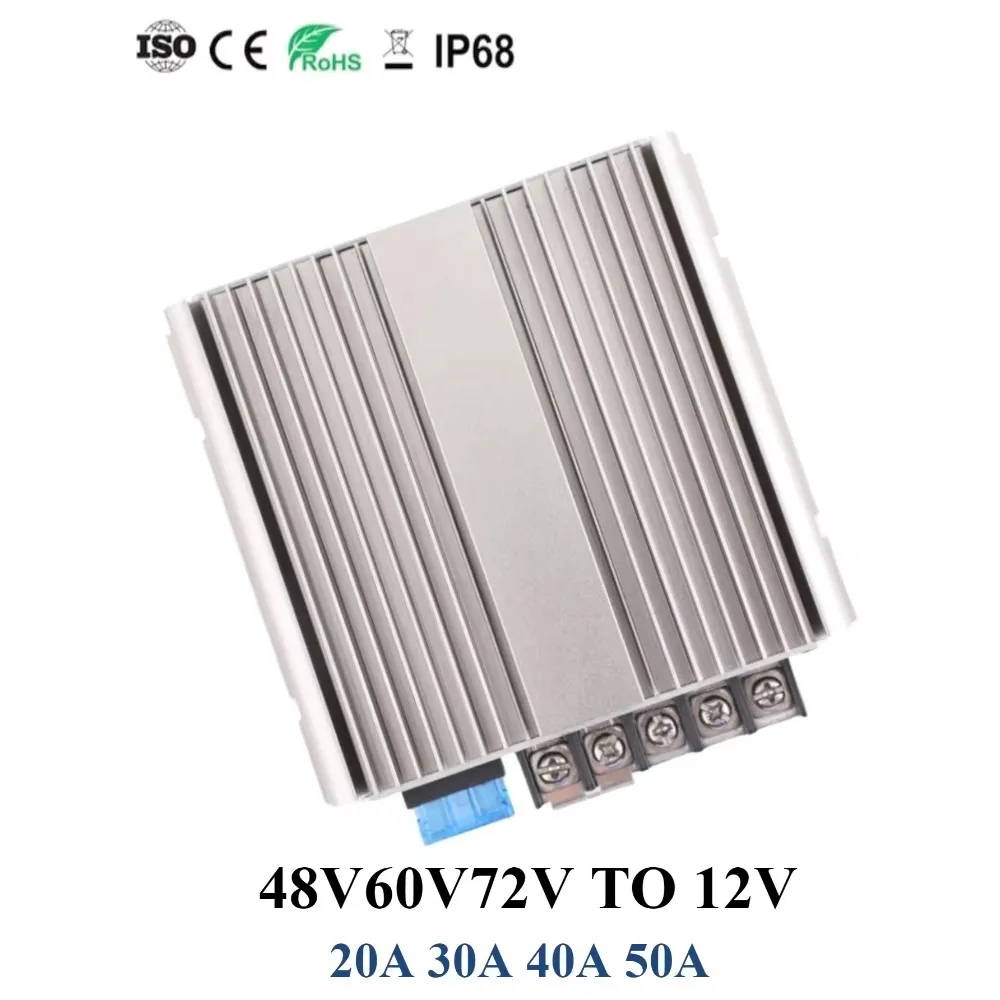 Power Step-Down Converter 20A 30A 40A 50A DC 48/60/72V to12V Automatic Buck Regulator Voltage Power Supply Module For Car CE