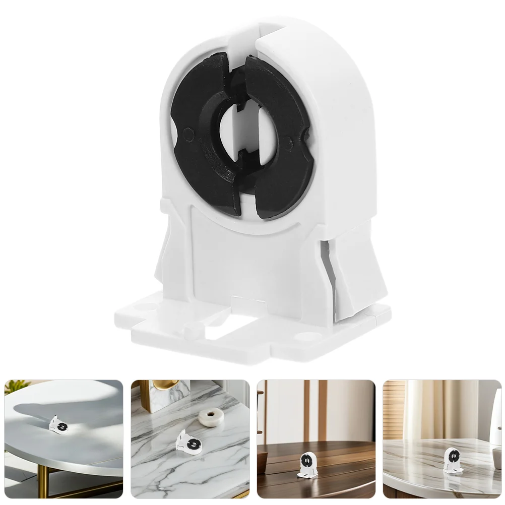 10 Pcs Individual Special Pin Fluorescent Lamp Holder Light Bulb Socket Fixture Mounting Bracket