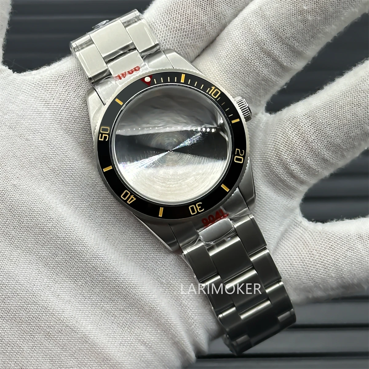 BLIGER 39mm Silver/Black case, strap, bezel Dome sapphire glass fit NH34 NH35 NH36 ETA2824 PT5000 Sport 10ATM waterproof