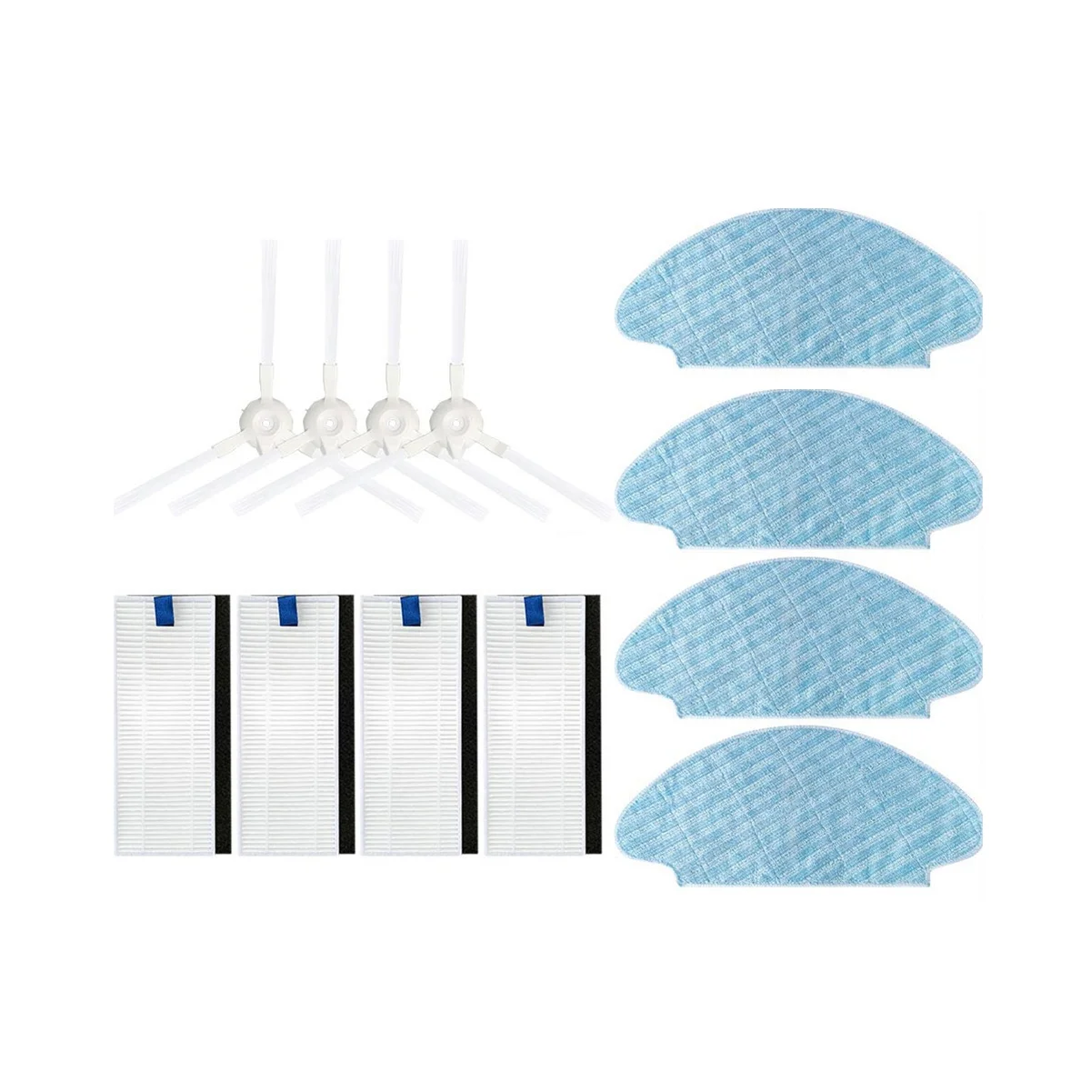 Pièces de rechange pour aspirateur robot Bery, brosse latérale, filtre Hepa, 20, 40, RG6825