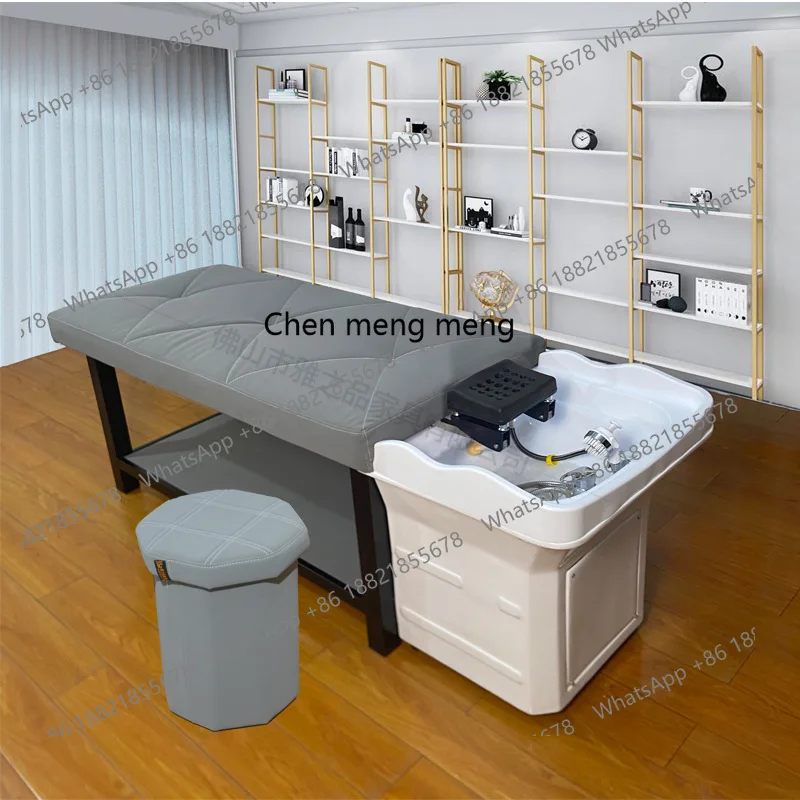 

Multifunctional moxibustion bed constant temperature water circulation Thai fumigation head therapy physiotherapy shampoo bed