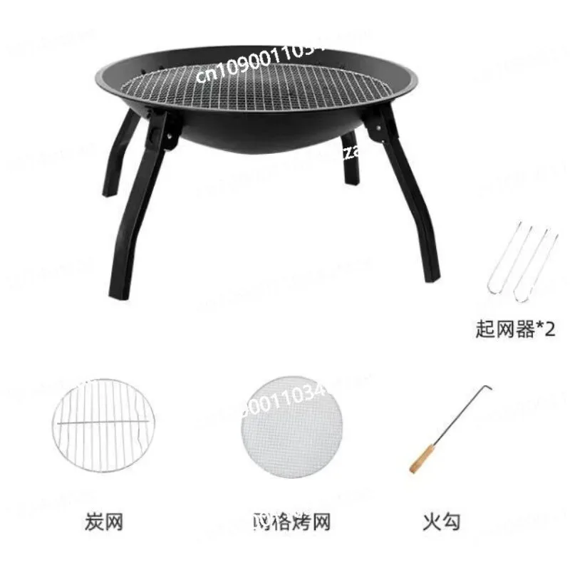 Making Tea Household Indoor Barbecue Grill Outdoor Burning Charcoal Grill Table Charcoal Fire Heating Stove Full Set of Braziers