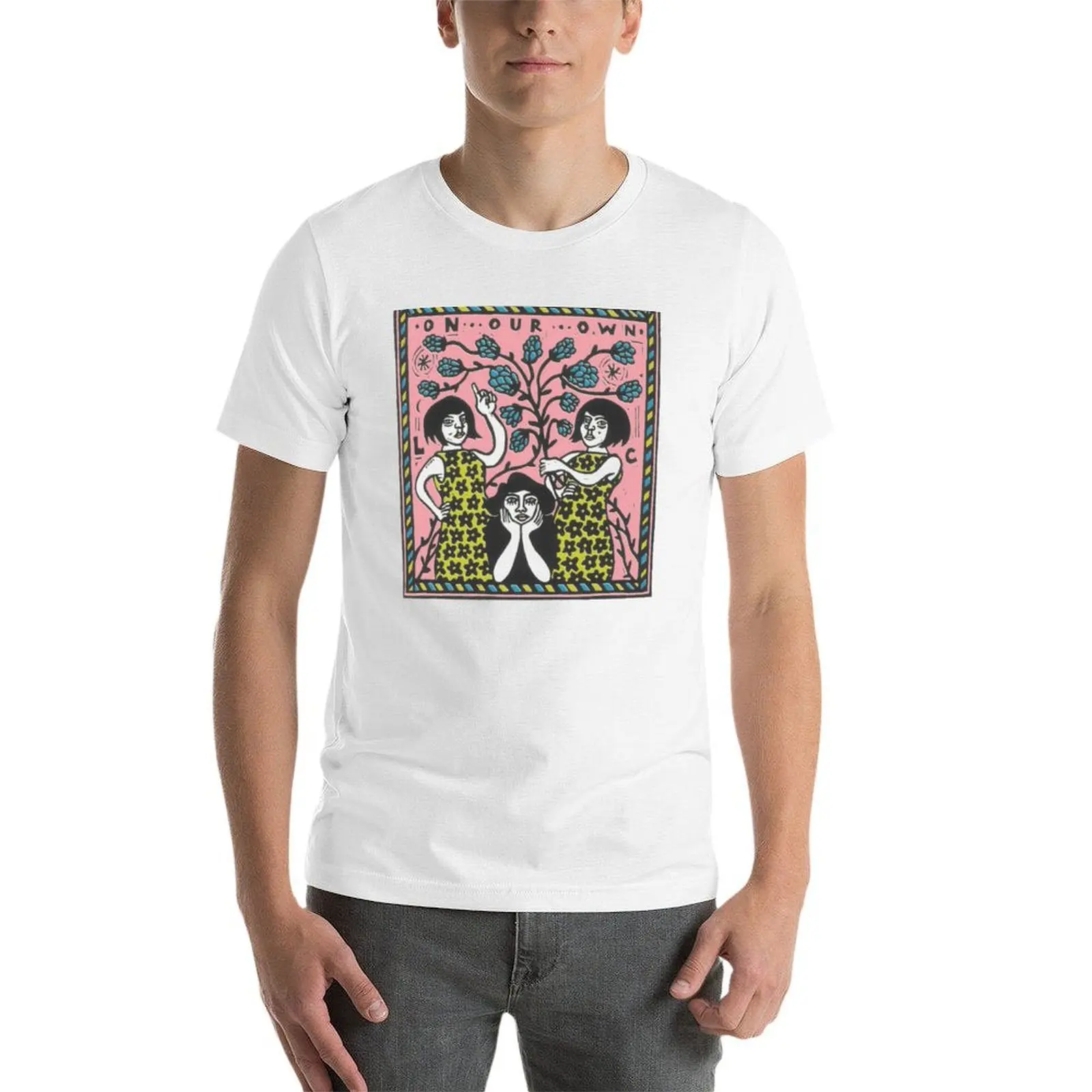 LIME CORDIALE 'ON OUR OWN' T-Shirt Anime Tshirt Pria T Shirt Katun T Shirt Custom Print T-Shirt