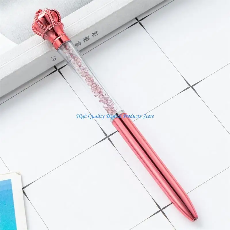 U2JE 5 PCSオイルペンライティングペンクラウンボールポイントペン1.0mm装飾ペンライティングペン