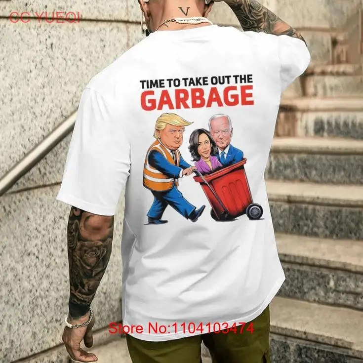 Garbage for Trump 2024 Time to take out Garbage Biden T-shirtz, MAGA Unisex Tee