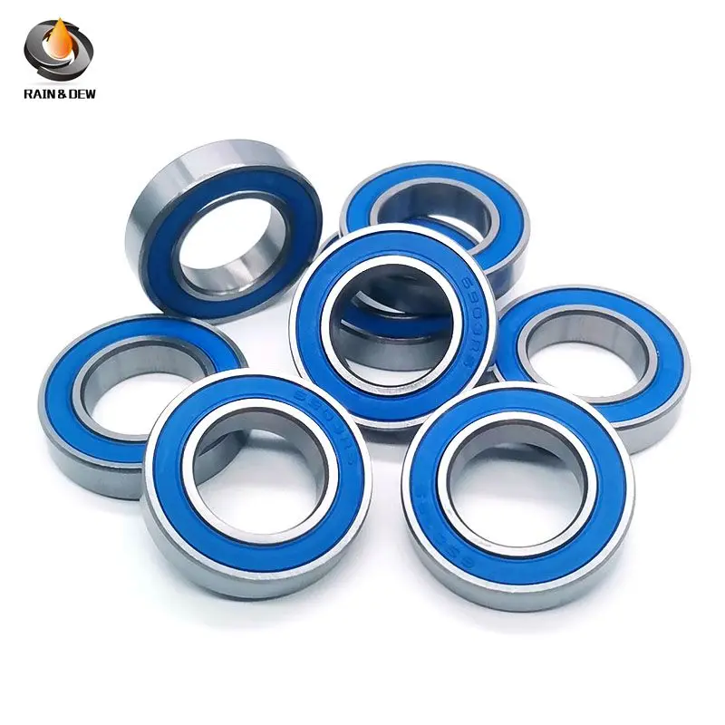 10Pcs 6903RS Bearing 17*30*7 mm ABEC-7 Hobby Electric RC Car Truck 6903 RS 2RS Ball Bearings 6903-2RS Blue Sealed