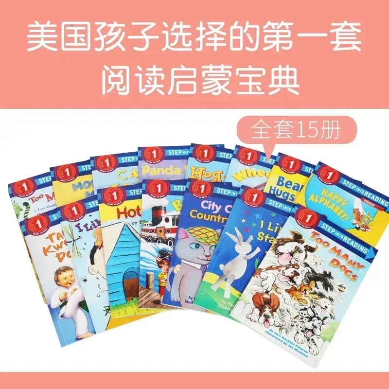 Books of30 Books/Set Step Into Reading level 1 Ready to Read Picture English story Books Kids Child Gift Learning Textbook 4-8 Y
