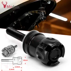 Motorcycle 2023 RnineT Black/Chrome Passenger Seat Bolt Tab Screw For BMW R nineT Rnine T Pure /5 R nine T Scrambler Urban G/S