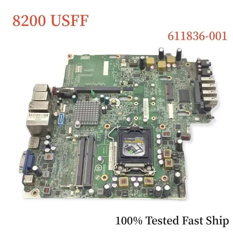 

611836-001 For HP Compaq Elite 8200 USFF Motherboard 611799-002 611800-000 LGA1155 DDR3 Mainboard 100% Tested Fast Ship