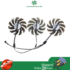 Grafik kartının soğutma fanı için, Gigabyte Radeon RX 5500 XT, RX 5600 XT, RX 5700 XT-77mm için uygun olan PLD08010S12HH, DC12V, 0.35 A En çok satılan 12 ekran kartı, rx-5500 - xt-no. 3