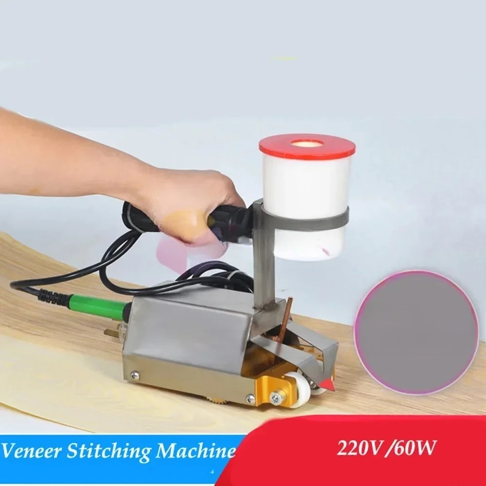 220V Woodworking Portable Veneer Patchwork Machine Veneer Stitching Sewing Machine Veneer Stitcher Paste Parquet Tools