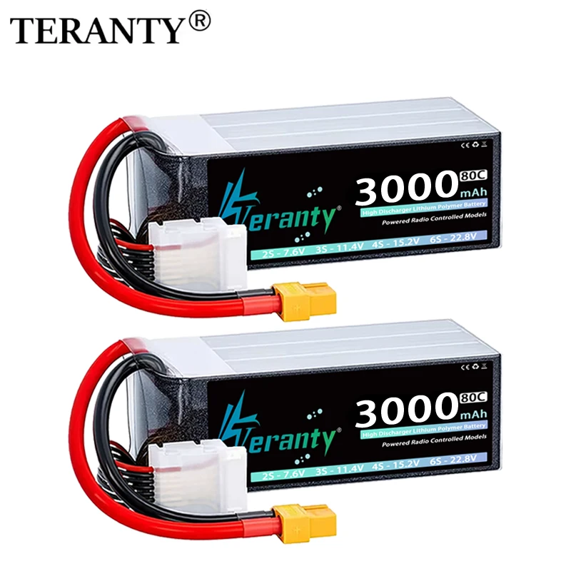2Pcs Teranty Lipo B…