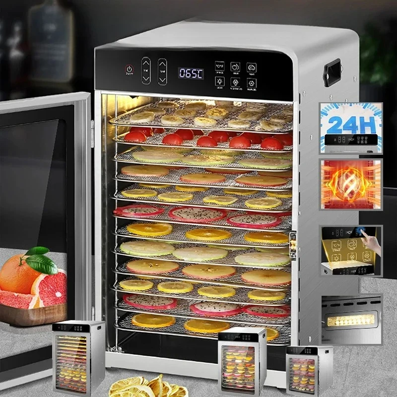 

for Food Dehydrator Home Fruit timing Temperature Air Dryer Vegetable Meat Medicinal Materials Smart Commercial Food Dehydrator