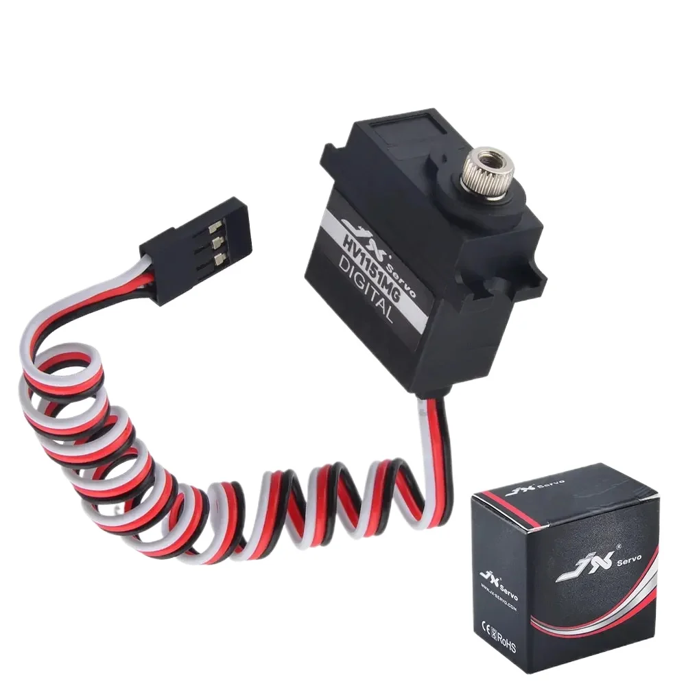 JX PDI-HV1151MG Mini Servo impermeable 8,4 V 4,5 KG Servo Digital de engranaje de Metal para coche Traxxas TRX-4 BRX01 Crawler RC