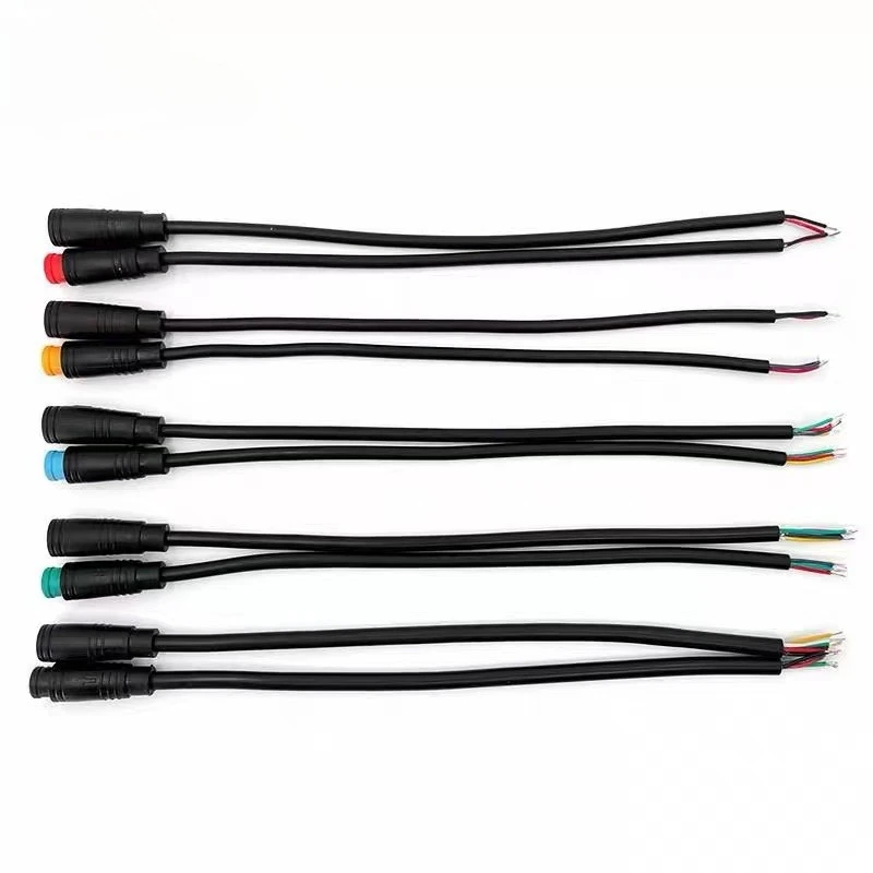 M7 2 3 4 5 6Pin Julet Electric Butt Plug Wiring Harness Connector Wiring Line Scooter Brake Cable Pluger Signal Sensor