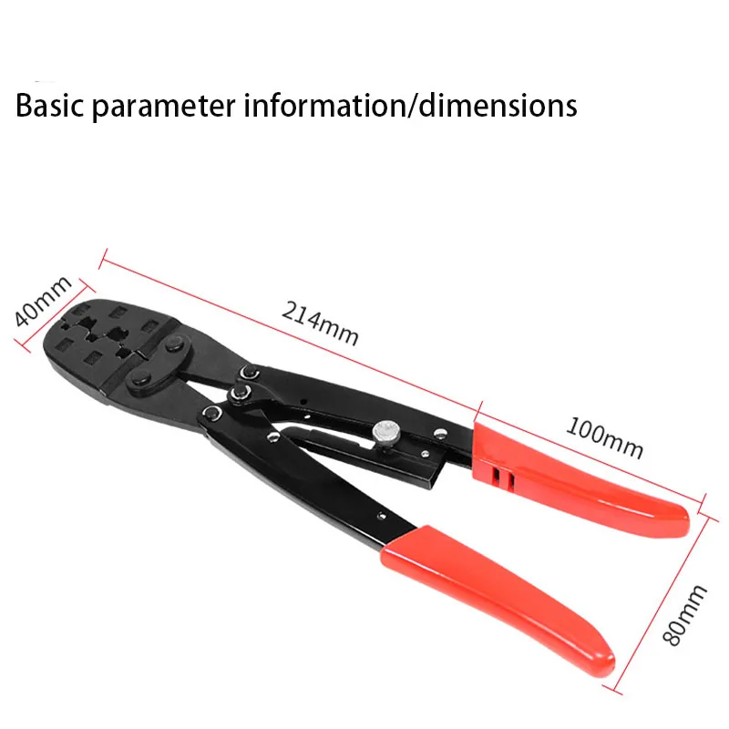 on-Insulated Terminals Crimping Pliers HS-50WF Tube Bootlace Cable Connectors Ferrules Crimper rachet crimping pliers