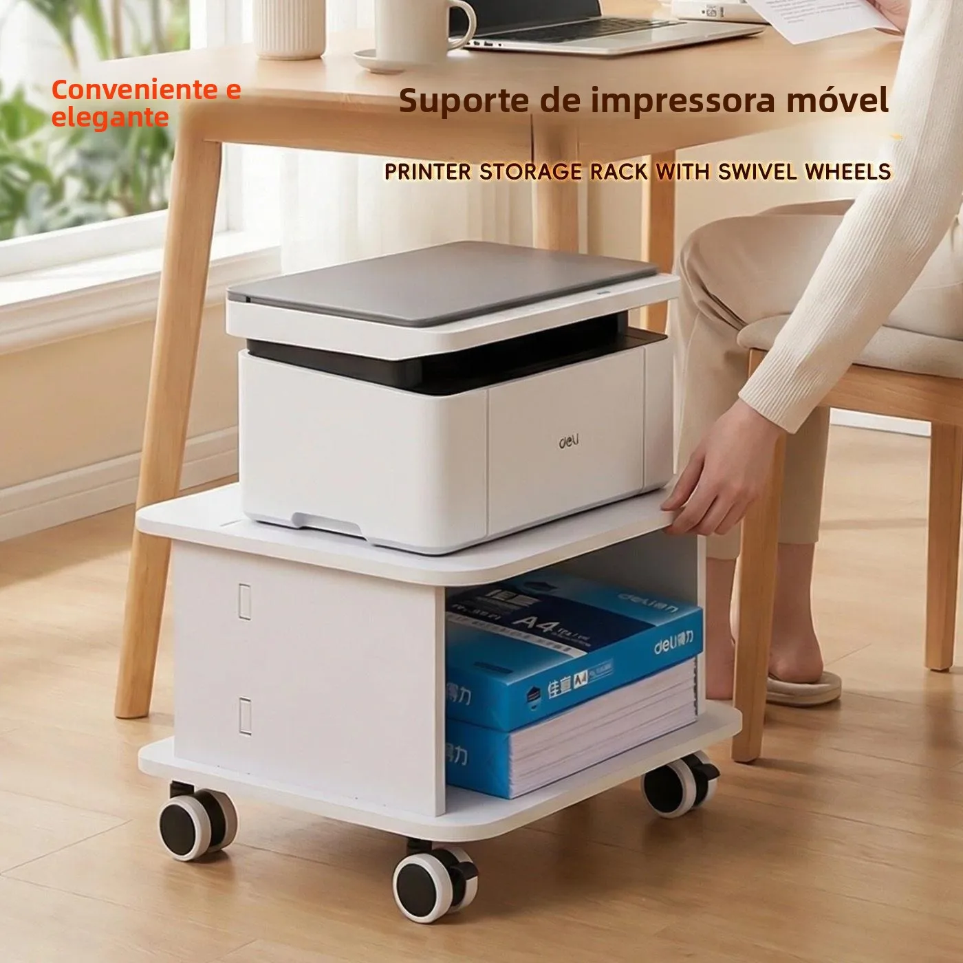 mobile-printer-stand-office-multi-layer-file-host-rack-with-wheels-free-standing-small-cart-document-storage-organizer