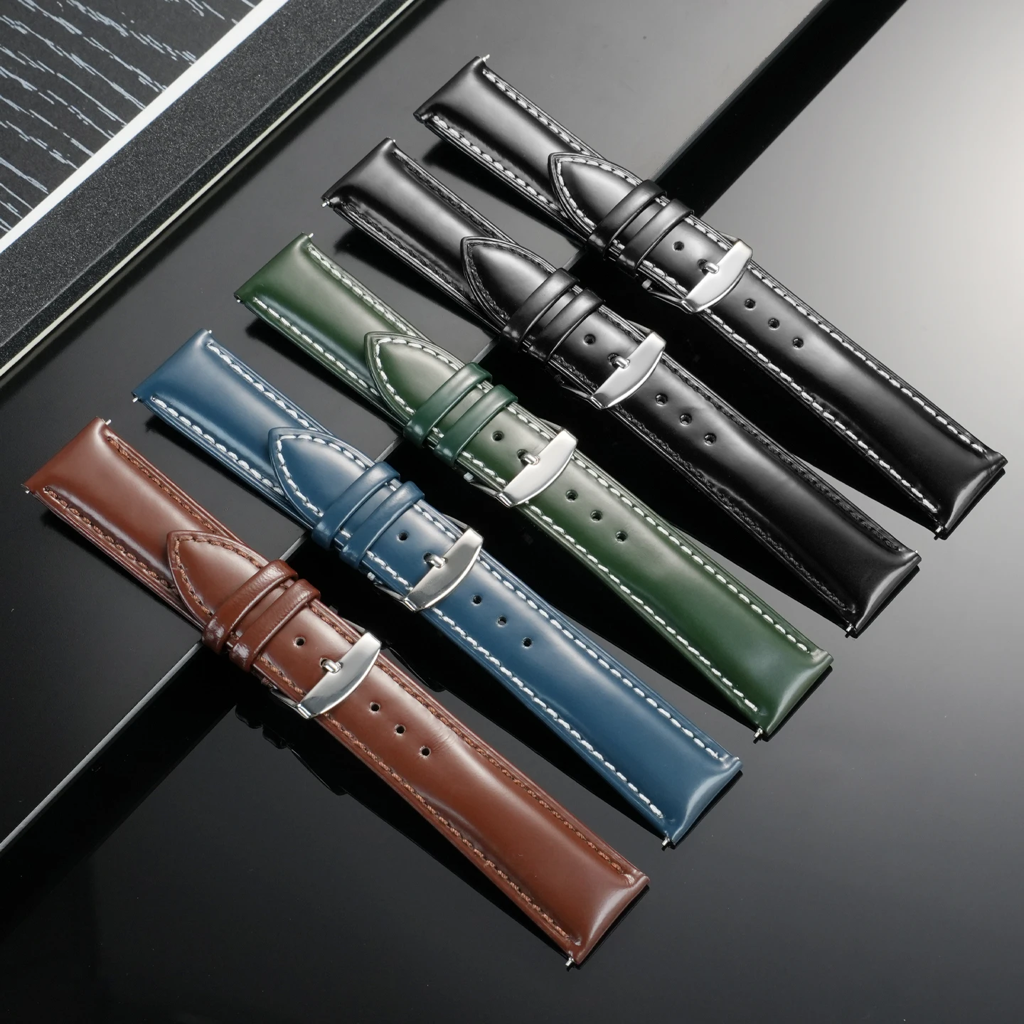 Shiny leather watch strap men, - Men'S Accessories Armani recension och pris