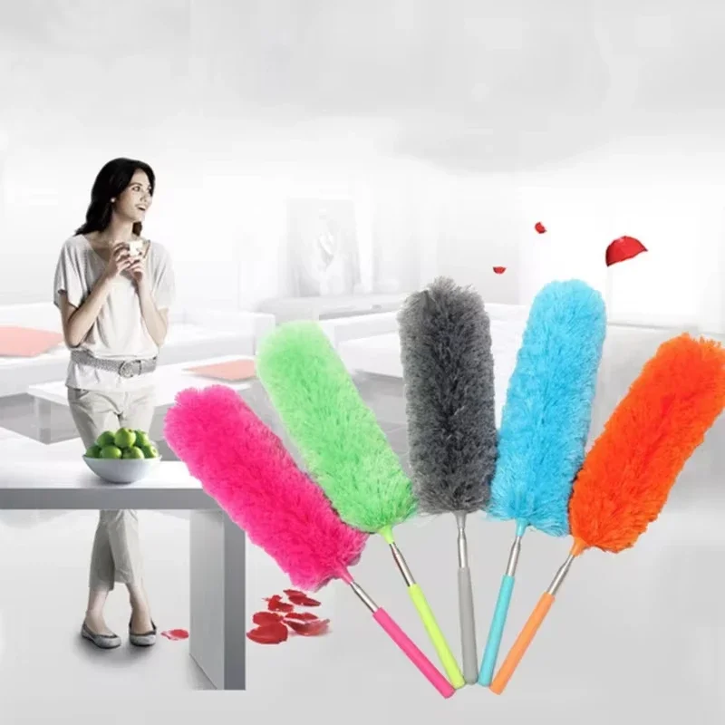 Microfiber Duster Brush Extendable Hand Dust Cleaner Anti Dusting Brush Home Air-condition Car Furniture Cleaning