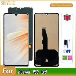 Display amoled para huawei p30 lcd substituição da tela de toque para huawei p30 lcd ELE-L29 ELE-L09 ELE-AL00 lcd digitador assembléia