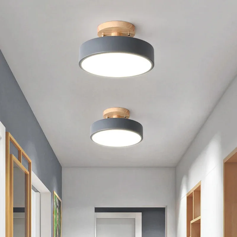 

TOPLIVING LED Ceiling Light Fixture Modern Energy Saving Flush Mount Dimmable Brightness for Bedroom Bathroom Hallway