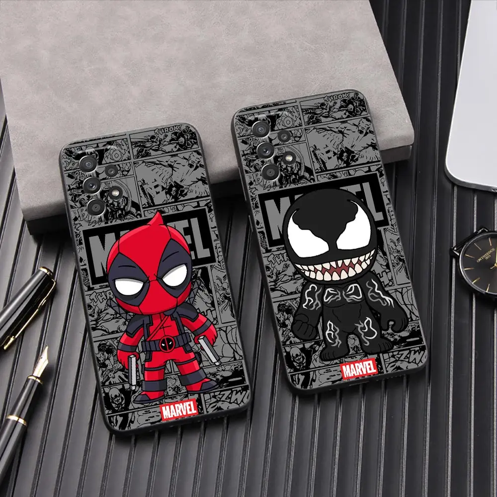 

Cute Deadpool Marvel Venom Groot Case A56 For Samsung Galaxy A56 A55 A36 A26 A16 A54 A52 A72 A35 A34 A25 A21S A14 A06 Phone Case