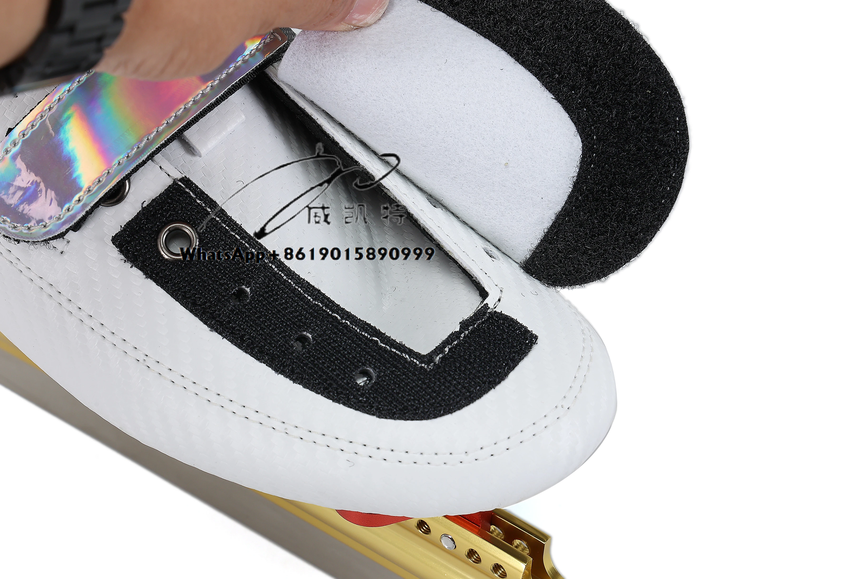 أحذية تزلج على الجليد من ألياف الكربون ذات مسار قصير من ألياف الكربون للرجال والكبار أحذية تزلج سرعة السباق