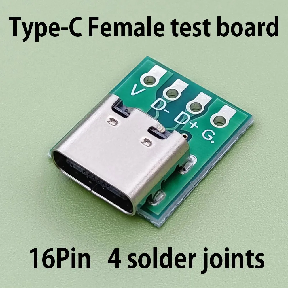 مايكرو USB إلى DIP موصل سالب لوحة القطع كابل شحن لحام مجلس المقبس نوع-C PCB مع محول كابل محول #4