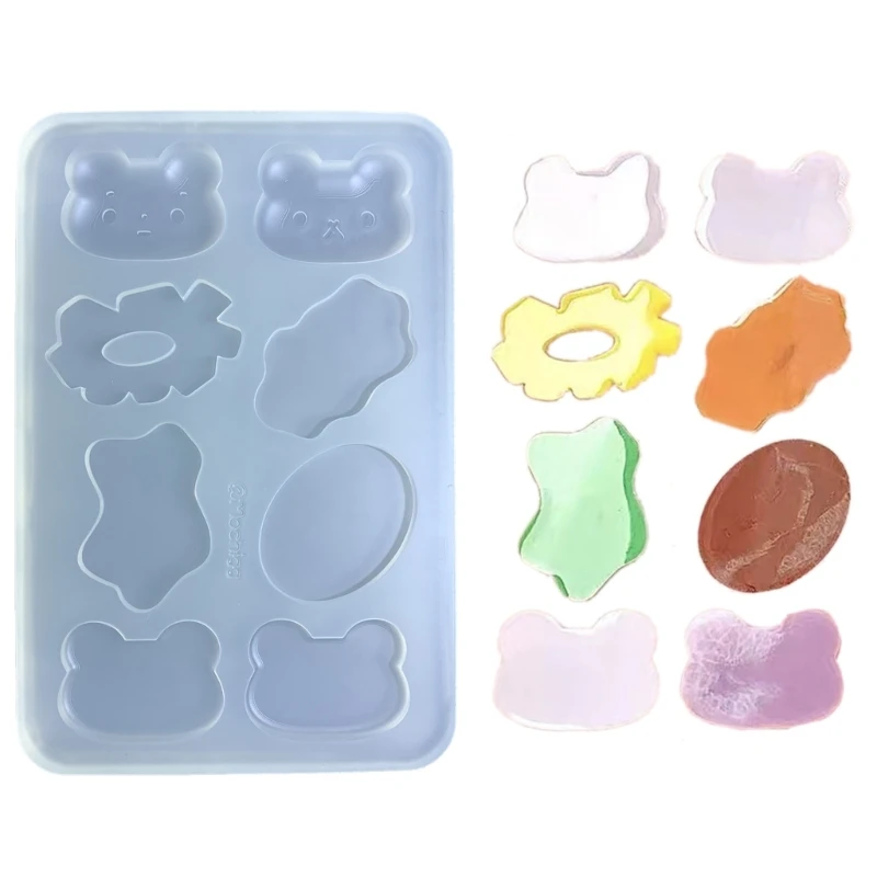 Mini Hamburger Toast Sandwich Silicone Mould for Clay Mold DIY Kitchen Accessories Toy Dollhouse Miniature Accessories