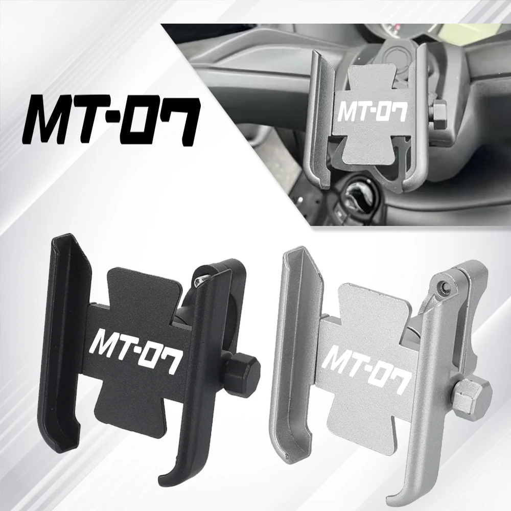 

For YAMAHA MT07 MT-07 MT 07 2014 2015 2016 2017 - 2024 Motorcycle Accessories Handlebar Mobile Phone Holder GPS Stand Bracket