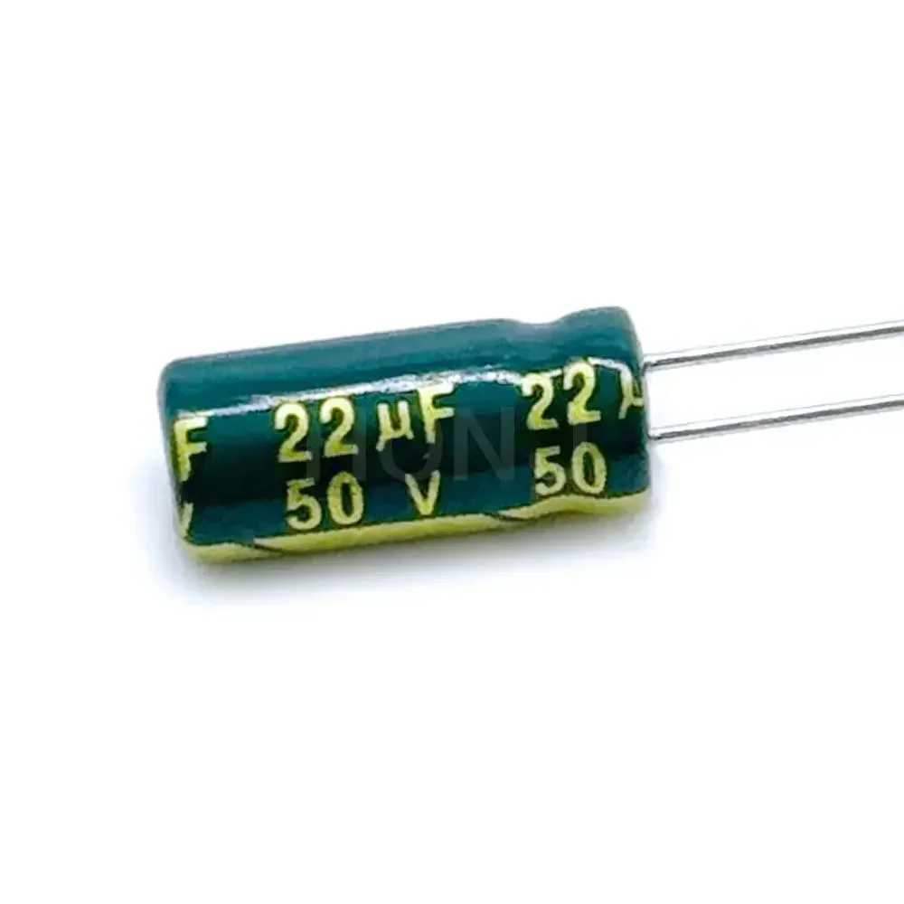 50PCS 50V22uF Aluminum Electrolytic Capacitor Low ESR High Frequency 5x11mm 22uF 50V 50WV 22MFD 50VDC 50V 22uF ±20%