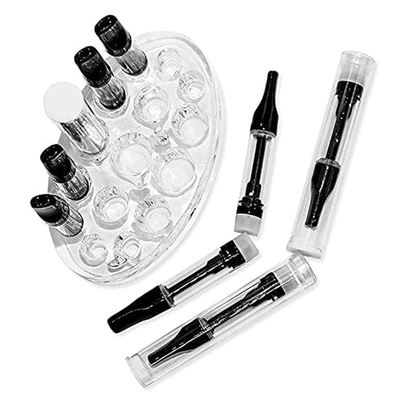 حامل بلاستيكي سميك ، حامل خرطوشة 2x ، حامل للحامل ، منظم مكتب ، حامل زخرفي متين