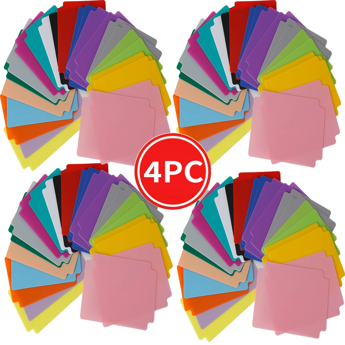 

Colorful plastic partition, 1 pack/2 pack/3 pack/4 pack, made of lightweight plastic material, moisture-proof, mildew proof