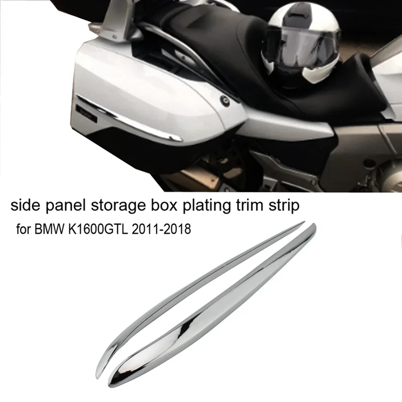 Motorcycle Side Box Trim Strip Side Panel Storage Box Plating Trim Strip Suitable For BMW K1600GTL 2011-2023 Replacement Parts