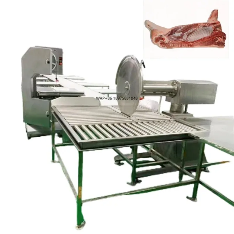 Efficiency Pig Hog Abattoir Slaughtering Equipment Cattle Slaughterhouse Machines Pork Cutting Circular Saw
