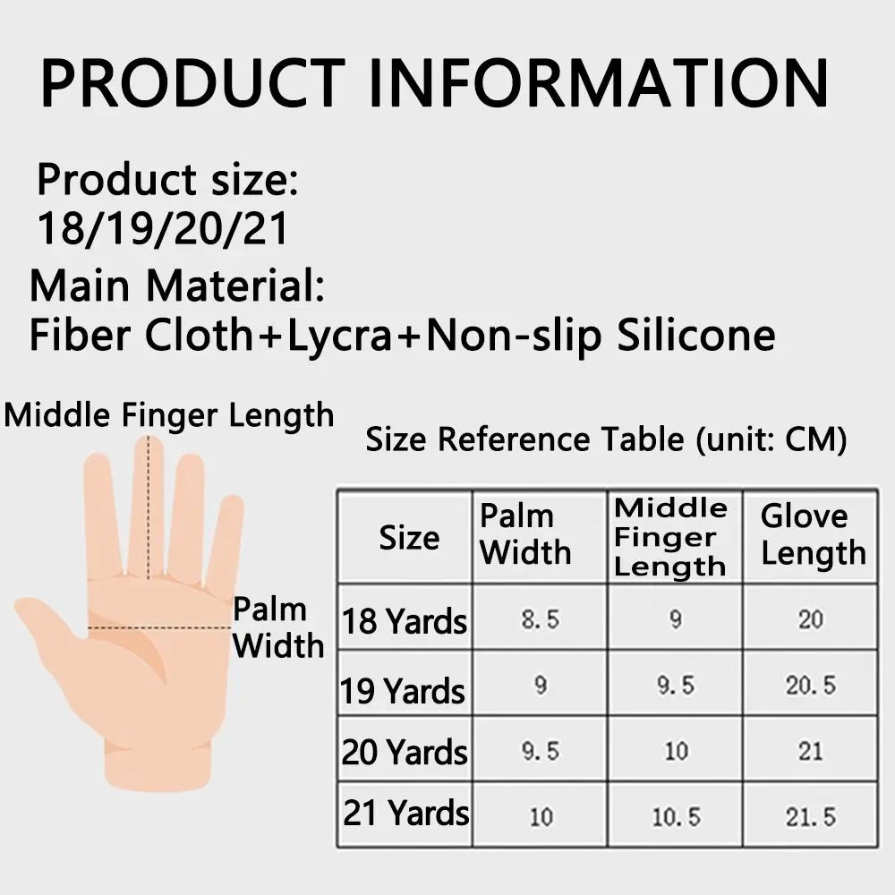 قفازات رياضية نسائية مريحة قابلة للتنفس، قفازات جولف احترافية كاملة الأصابع، قفازات جولف كاملة الأصابع اليسرى واليمنى #6
