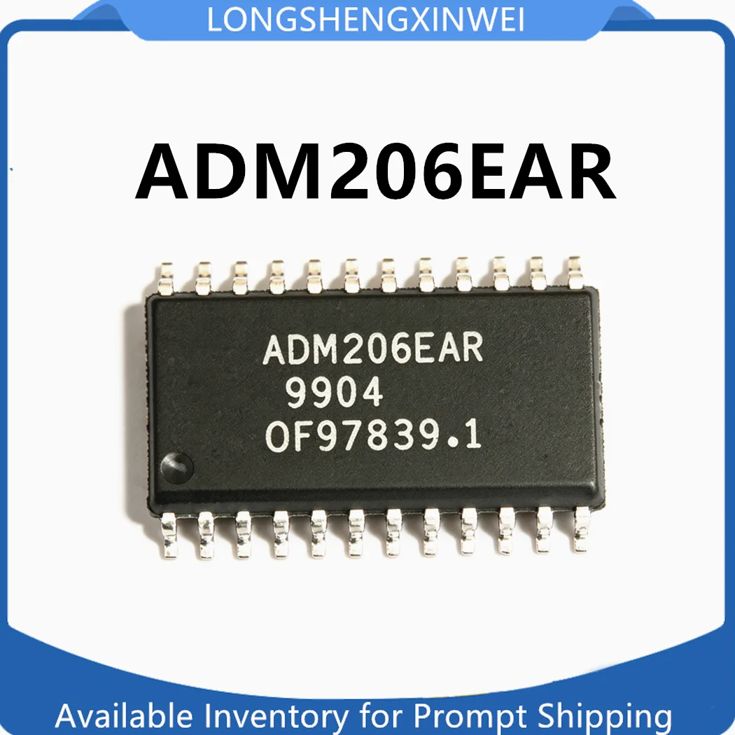 1PCS ADM206EAR New SOP24 Original Multi-channel Line Transceiver Chip in Stock