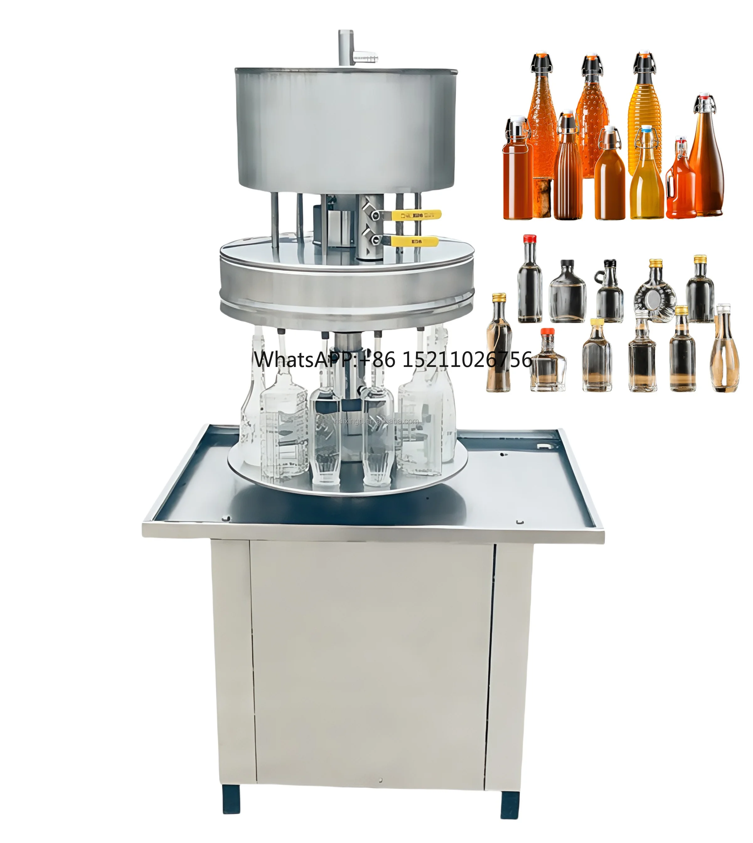 Bestseller Halbautomatische Wein Gin Brandy Getränke Mayonnaise Handseife Nata De Coco Salsa Quantitative Flüssigkeitsfüllmaschine