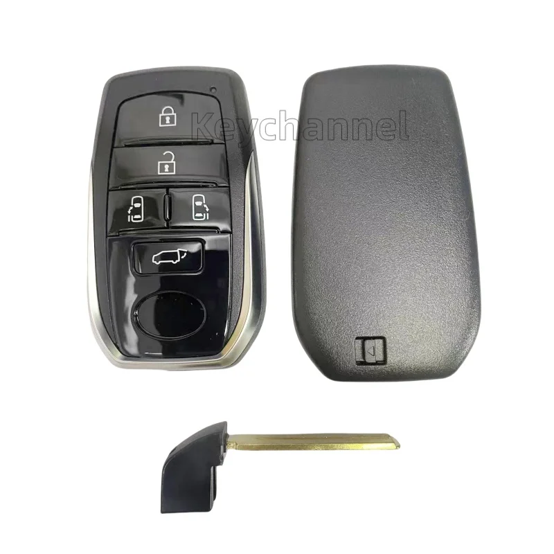 5 Buttons Car Smart Key Shell Keyless Shell XSTO20EN Case for Toyota New Alphard Vellfire Original PCB for Xhorse XM38 Remote