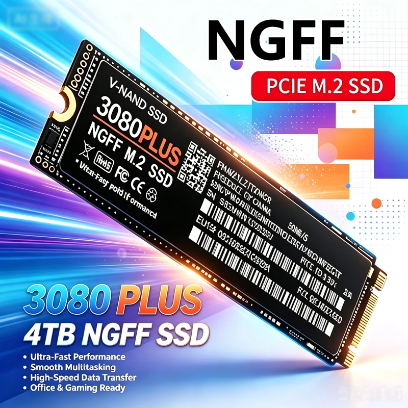 Pc Gaming Ps5 - 3080PLUS M.2 2280 NGFF SSD、550MB/秒、PCIe4.0、500GB/1TB/2TB/4TB。ノートパソコン、デスクトップPC、PS5用ゲームストレージに最適な高速内蔵SSD。