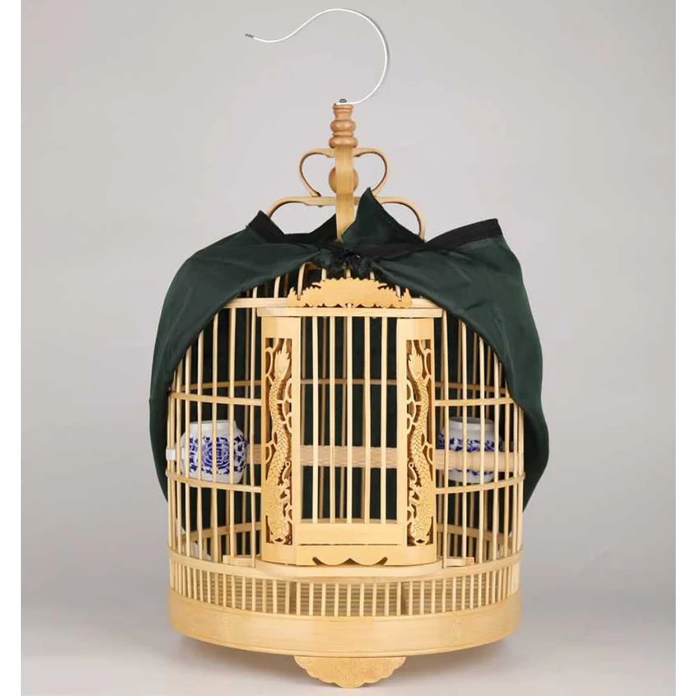 

Hanging Round House Bird Carrier Bird Cage with Feeder Plastic for Small Birds Parrot Parakeets Finches Cockatiels