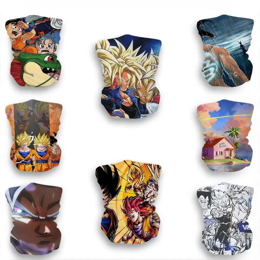Shonen Anime D-Dragon B-Ball Movie Warm Windproof Face Neck Mask Multifunctional Neck Gaiter for Skiing Climbing Camping