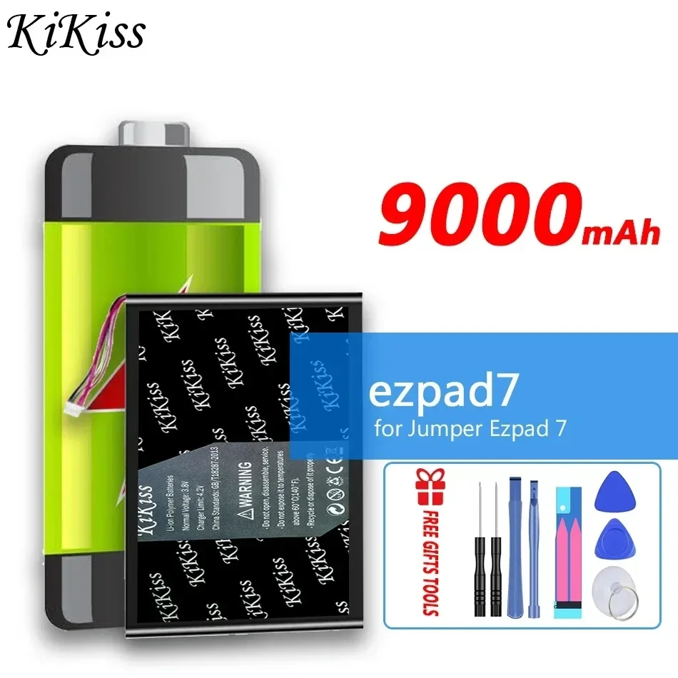 For Jumper Ezpad 7 Tablet Battery, 9000mAh High Capacity Replacement