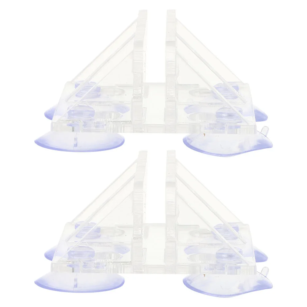 

2Pcs Aquarium Divider Clip Heavy Duty Acrylic Suction Cup Mount for Fish Tank Isolation Board Strong Load Bearing Capacity