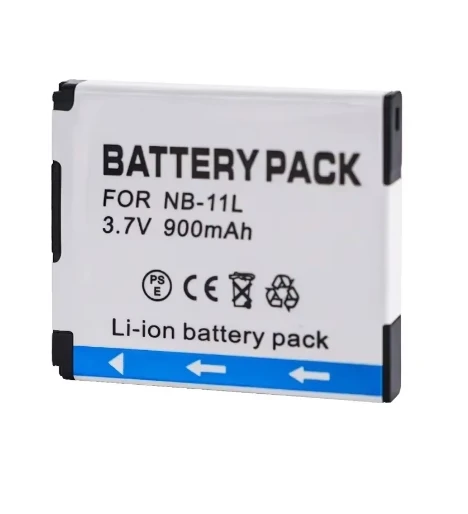 3.7V 900mAh NB-11L Camera Battery for CANON A2600 A3500 A4000IS IXUS 125 132 140 240 245 265 155 HS A2300 IS, A2400 IS, A2500